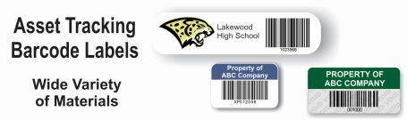 Asset Tracking Barcode Labels